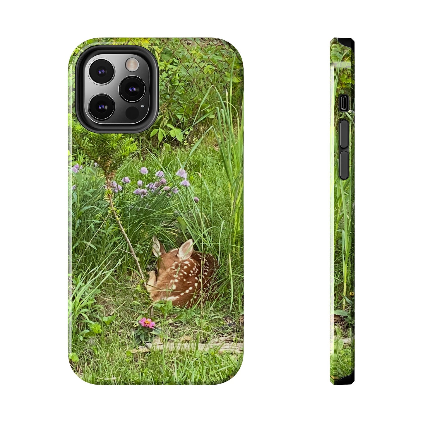 Fawn in Garden - Protective iPhone Case