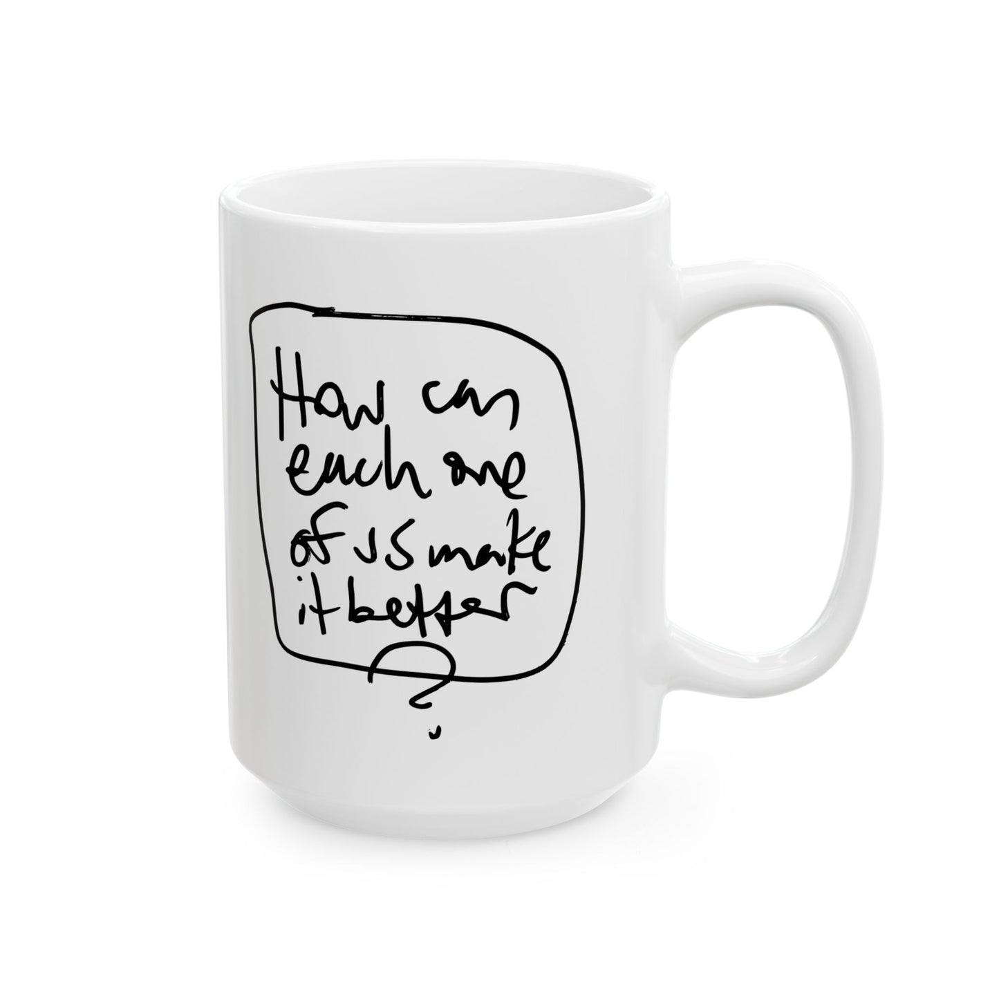 How Can Each of Us Make It Better? - Ceramic Coffee Cup