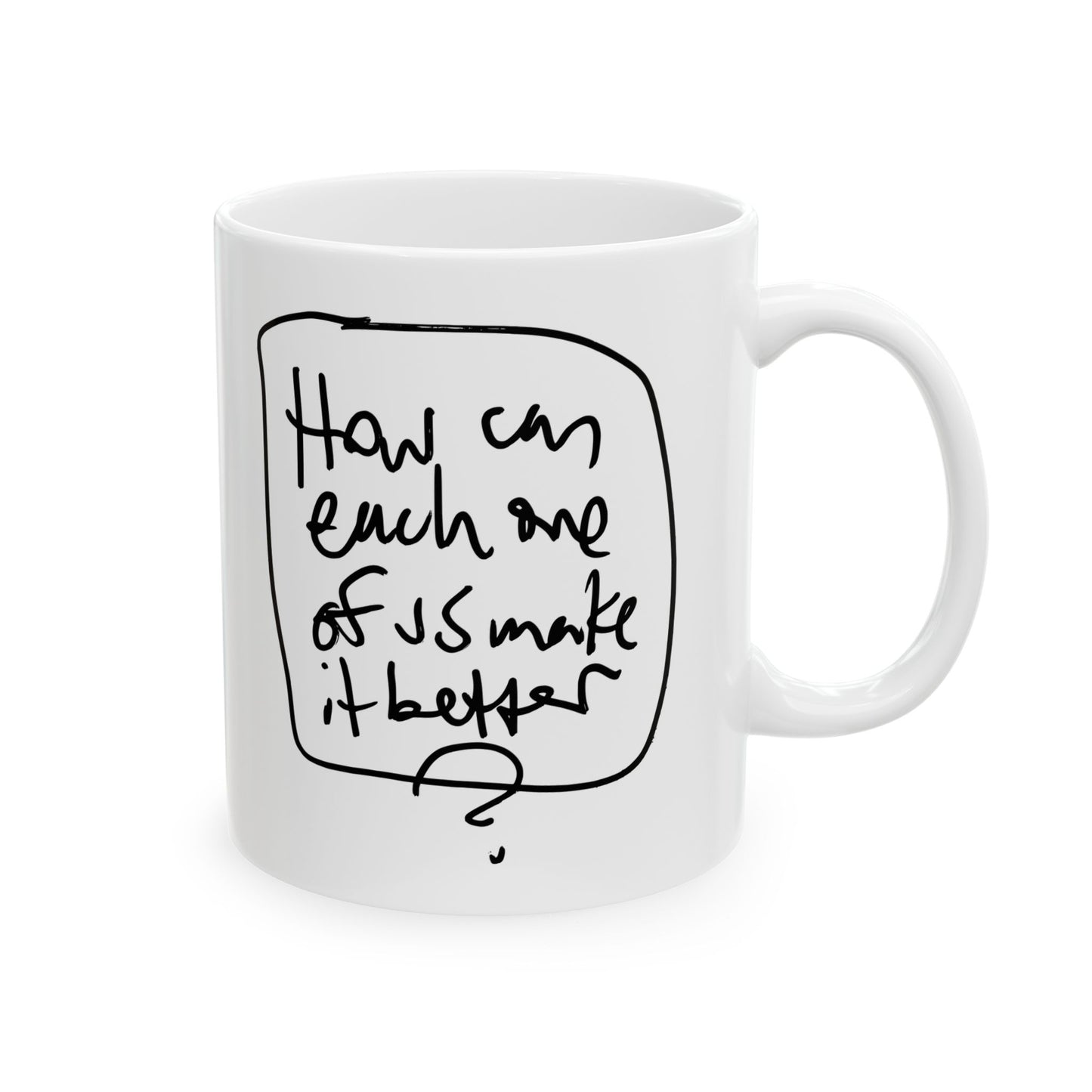 How Can Each of Us Make It Better? - Ceramic Coffee Cup
