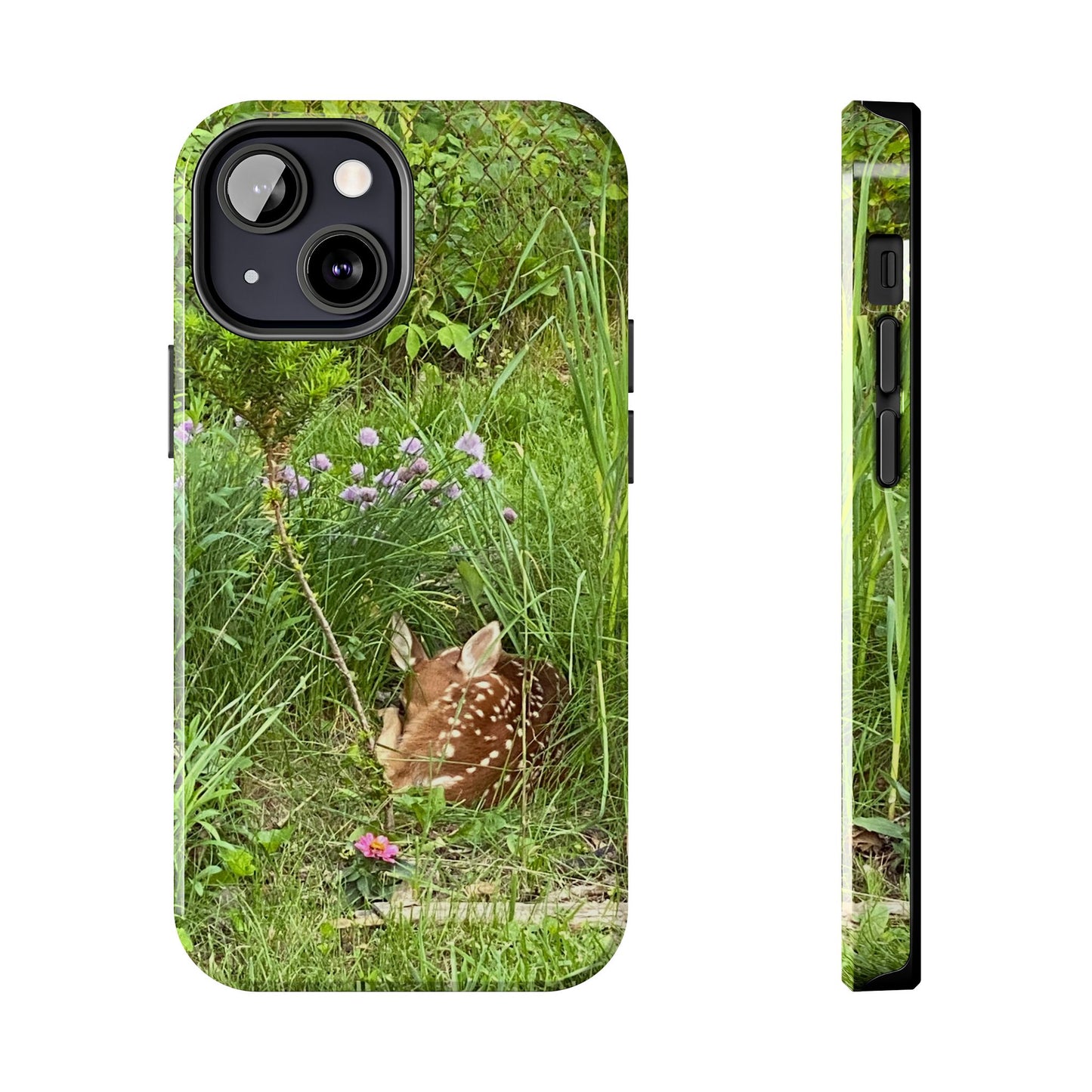 Fawn in Garden - Protective iPhone Case