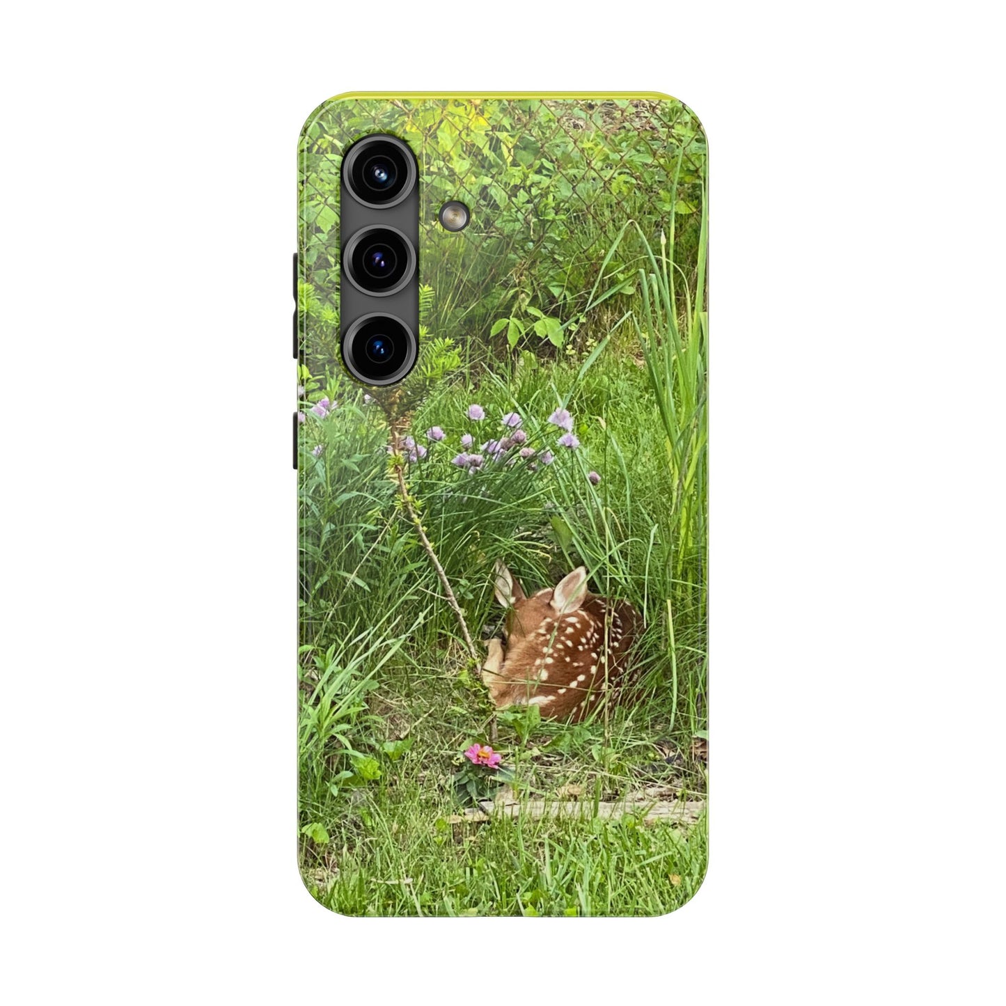 Fawn in Garden - Protective iPhone Case