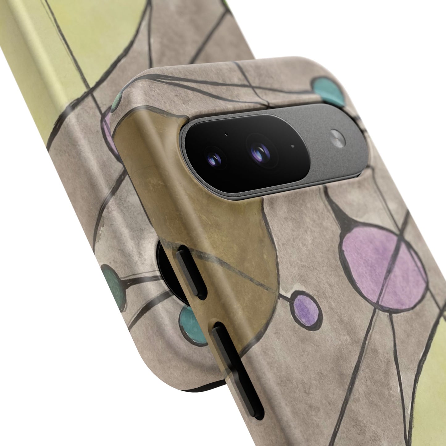 Abstract Constellation Phone Case - Vintage Pastel Orb Design