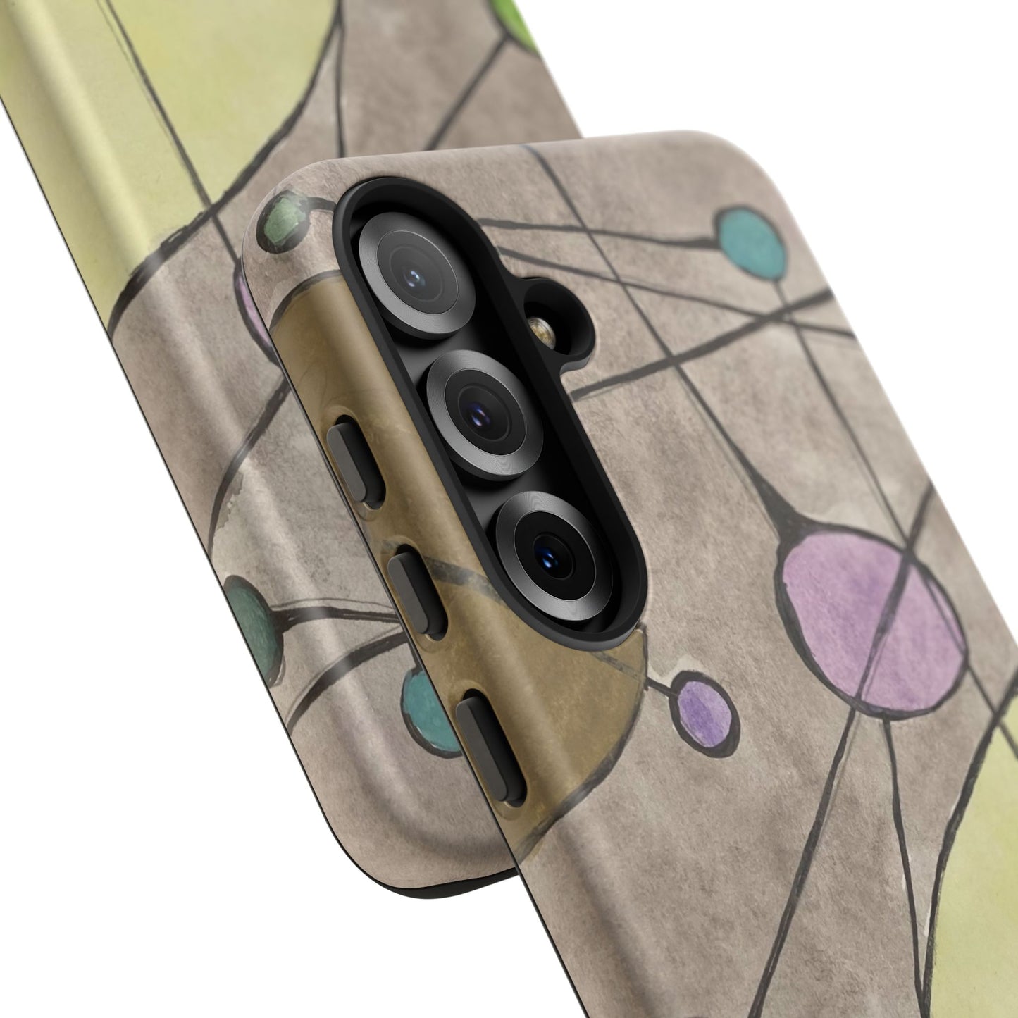 Abstract Constellation Phone Case - Vintage Pastel Orb Design