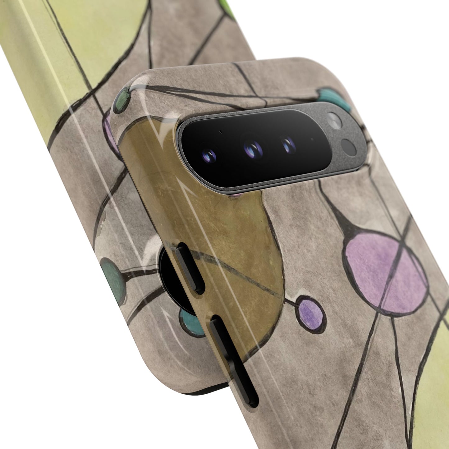 Abstract Constellation Phone Case - Vintage Pastel Orb Design