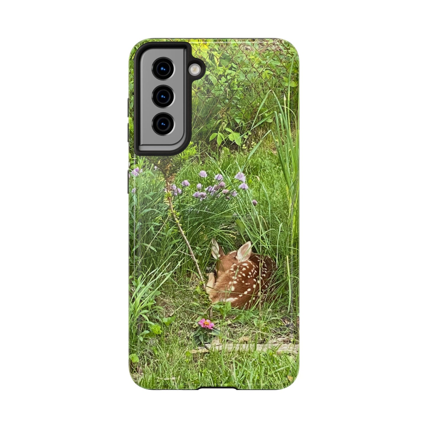 Fawn in Garden - Protective iPhone Case