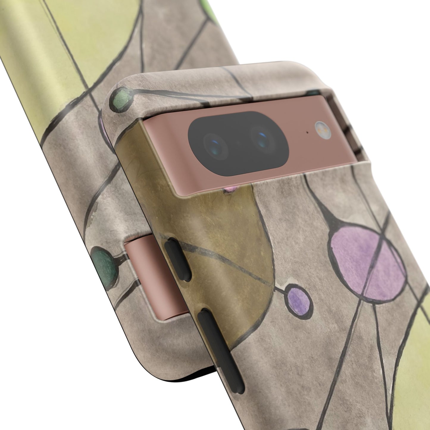 Abstract Constellation Phone Case - Vintage Pastel Orb Design