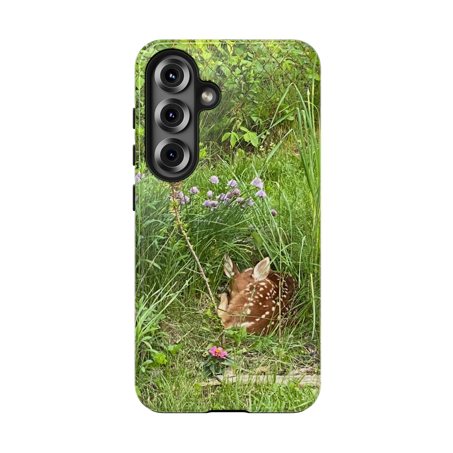 Fawn in Garden - Protective iPhone Case