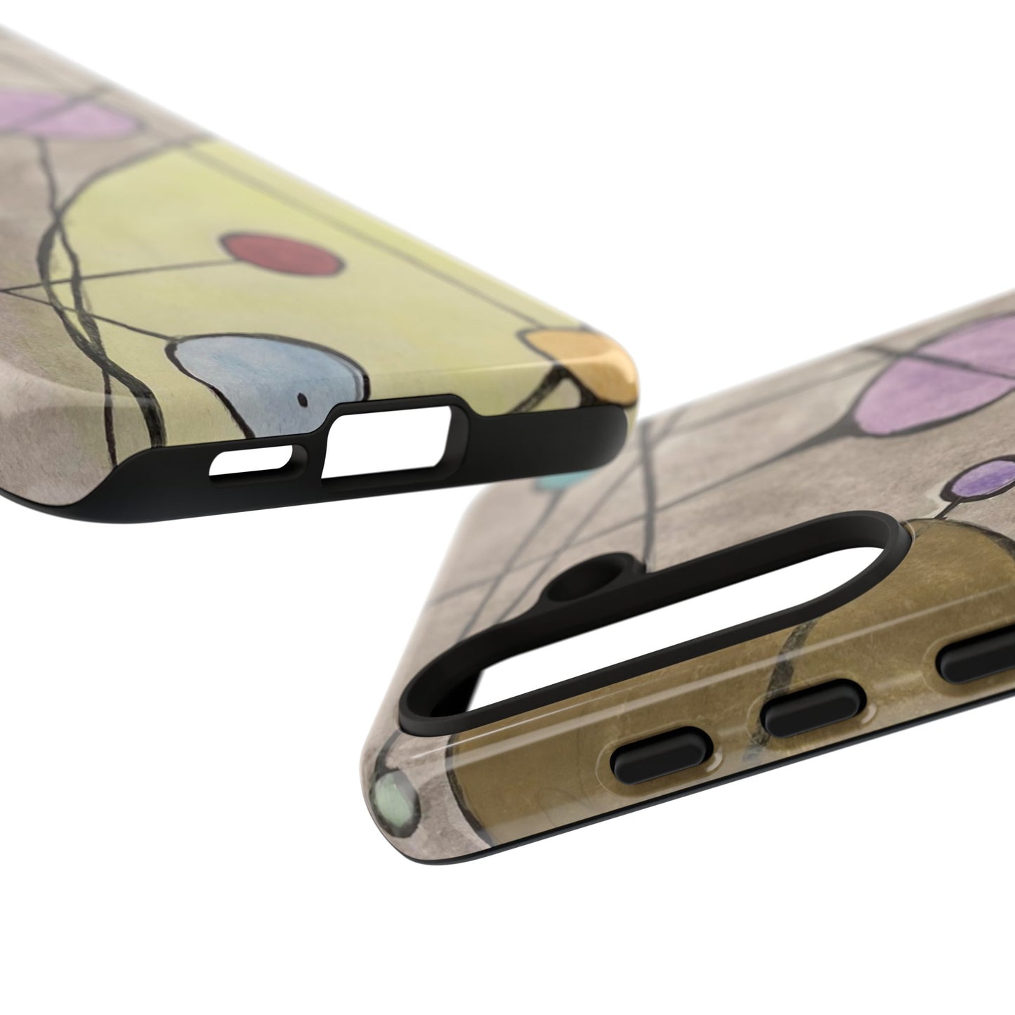 Abstract Constellation Phone Case - Vintage Pastel Orb Design