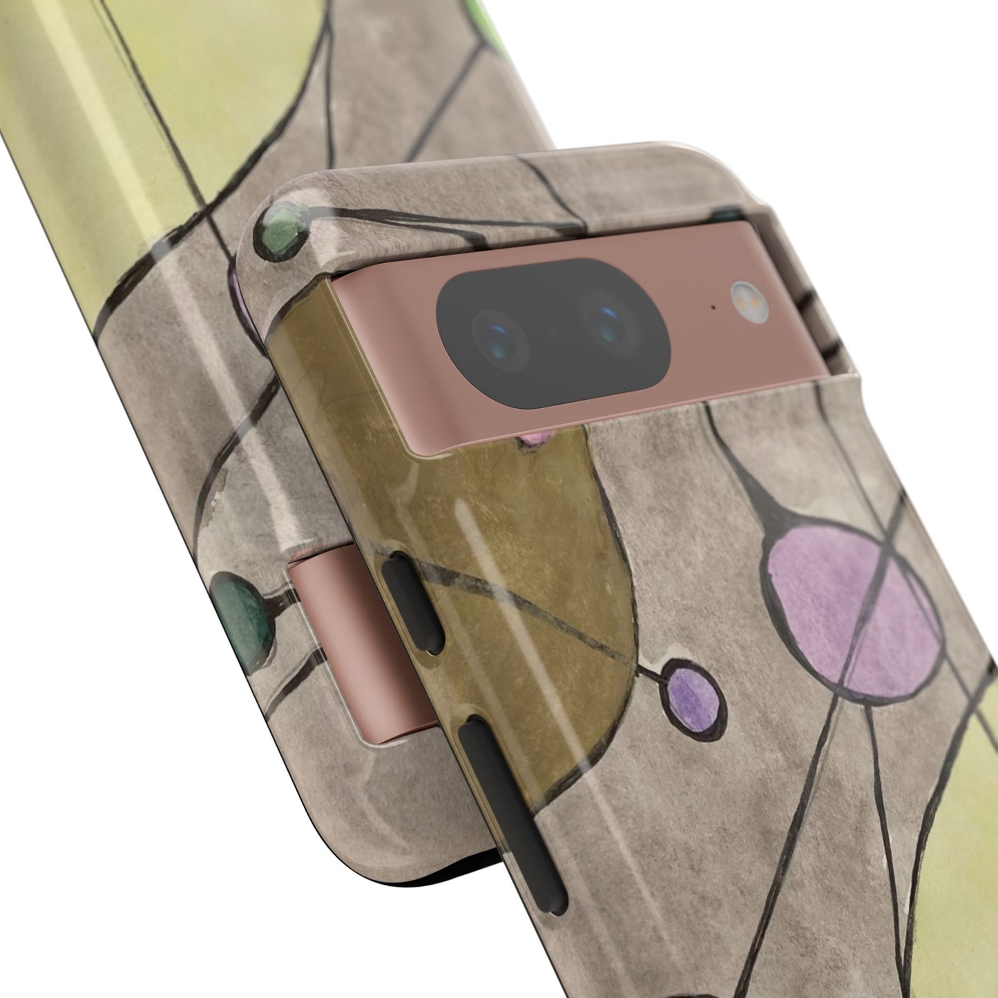 Abstract Constellation Phone Case - Vintage Pastel Orb Design