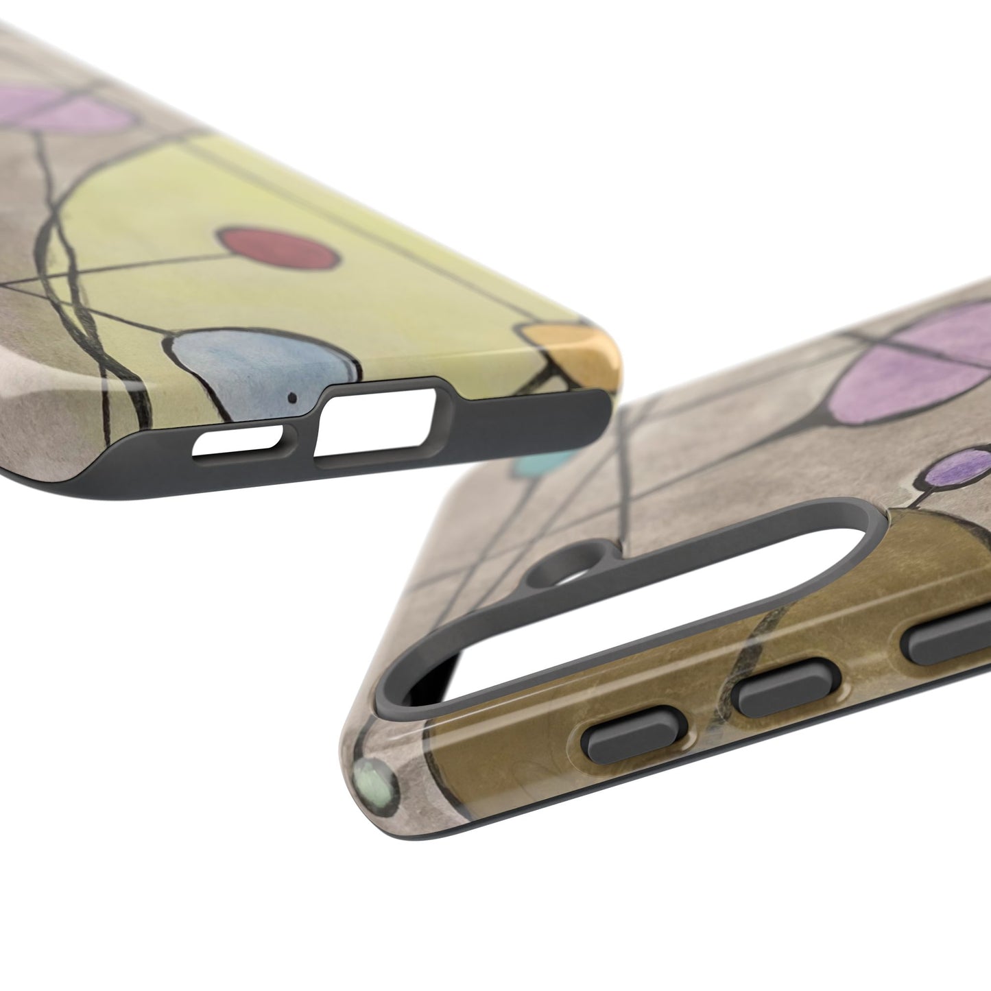 Abstract Constellation Phone Case - Vintage Pastel Orb Design