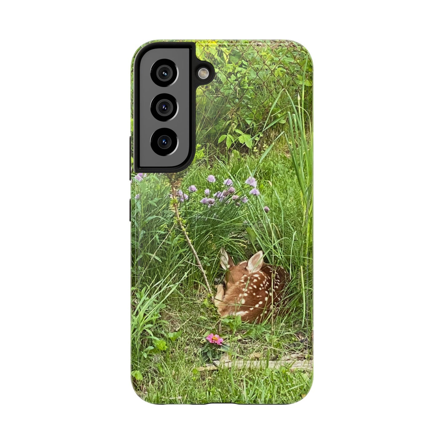 Fawn in Garden - Protective iPhone Case
