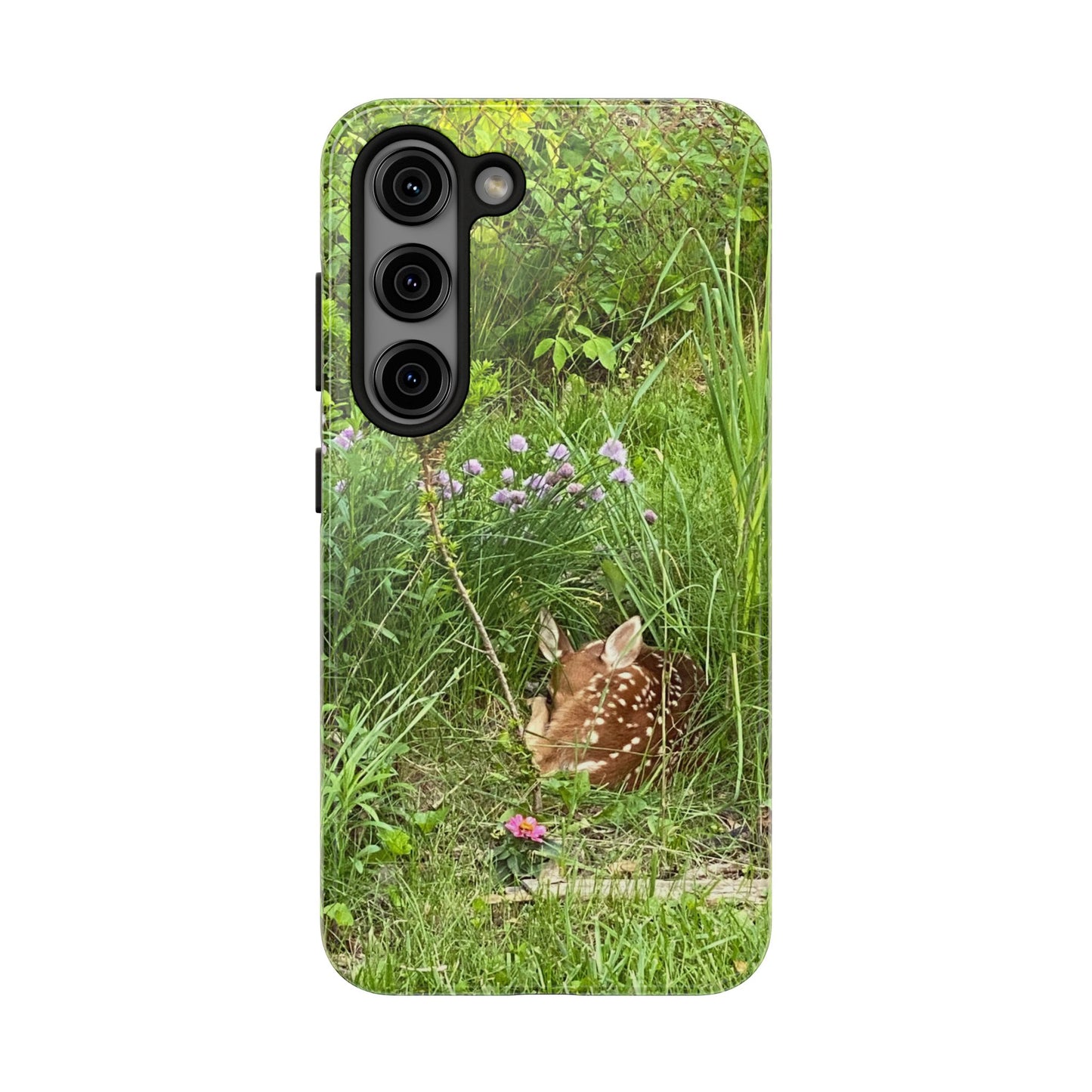Fawn in Garden - Protective iPhone Case