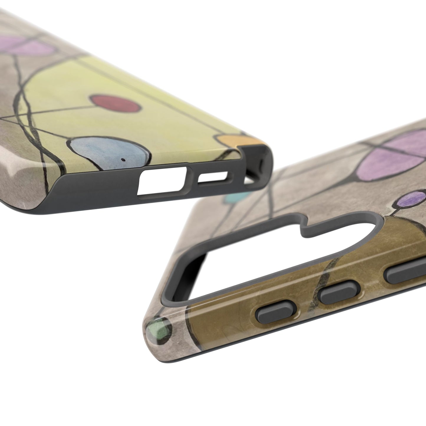 Abstract Constellation Phone Case - Vintage Pastel Orb Design