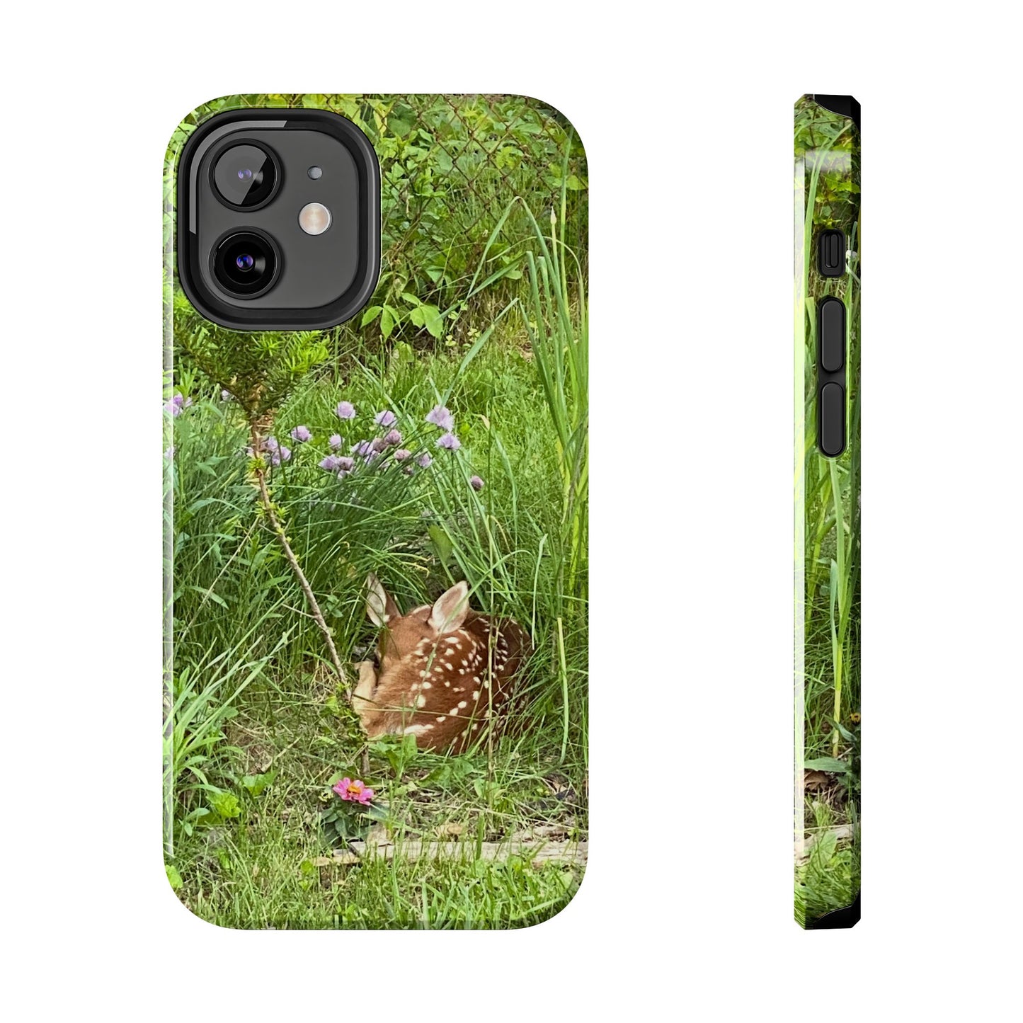 Fawn in Garden - Protective iPhone Case