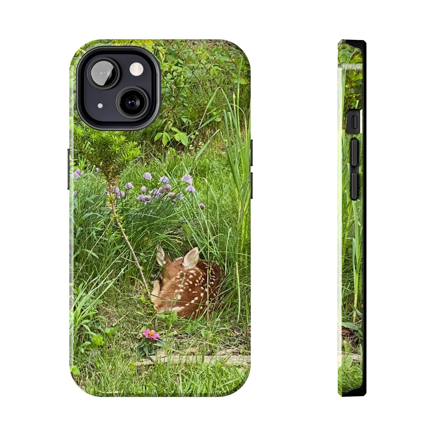 Fawn in Garden - Protective iPhone Case