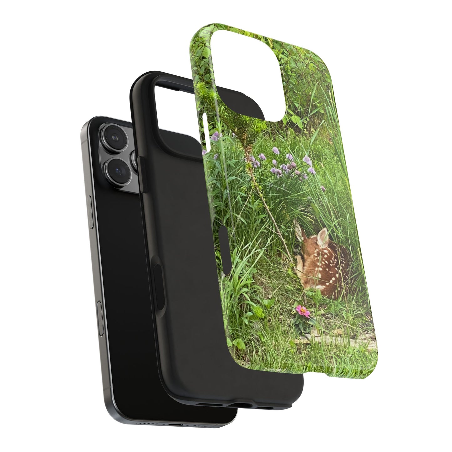 Fawn in Garden - Protective iPhone Case