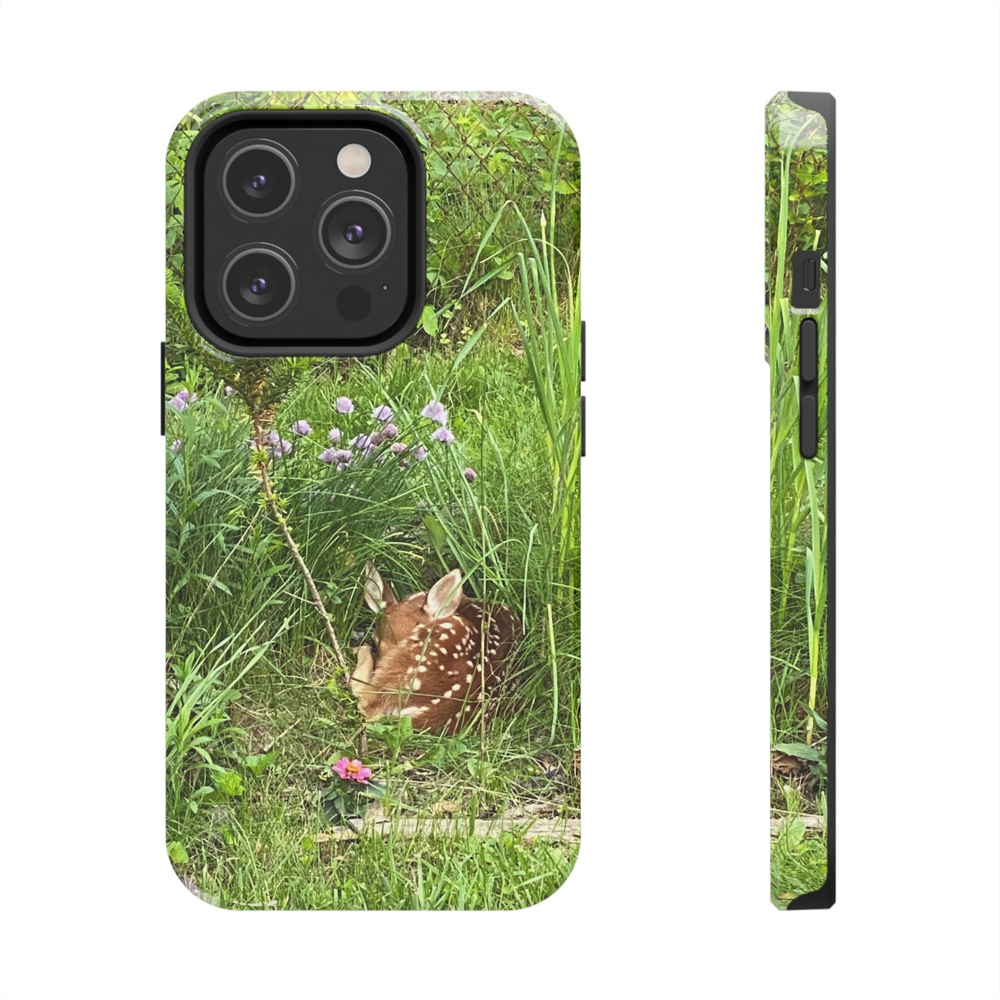 Fawn in Garden - Protective iPhone Case