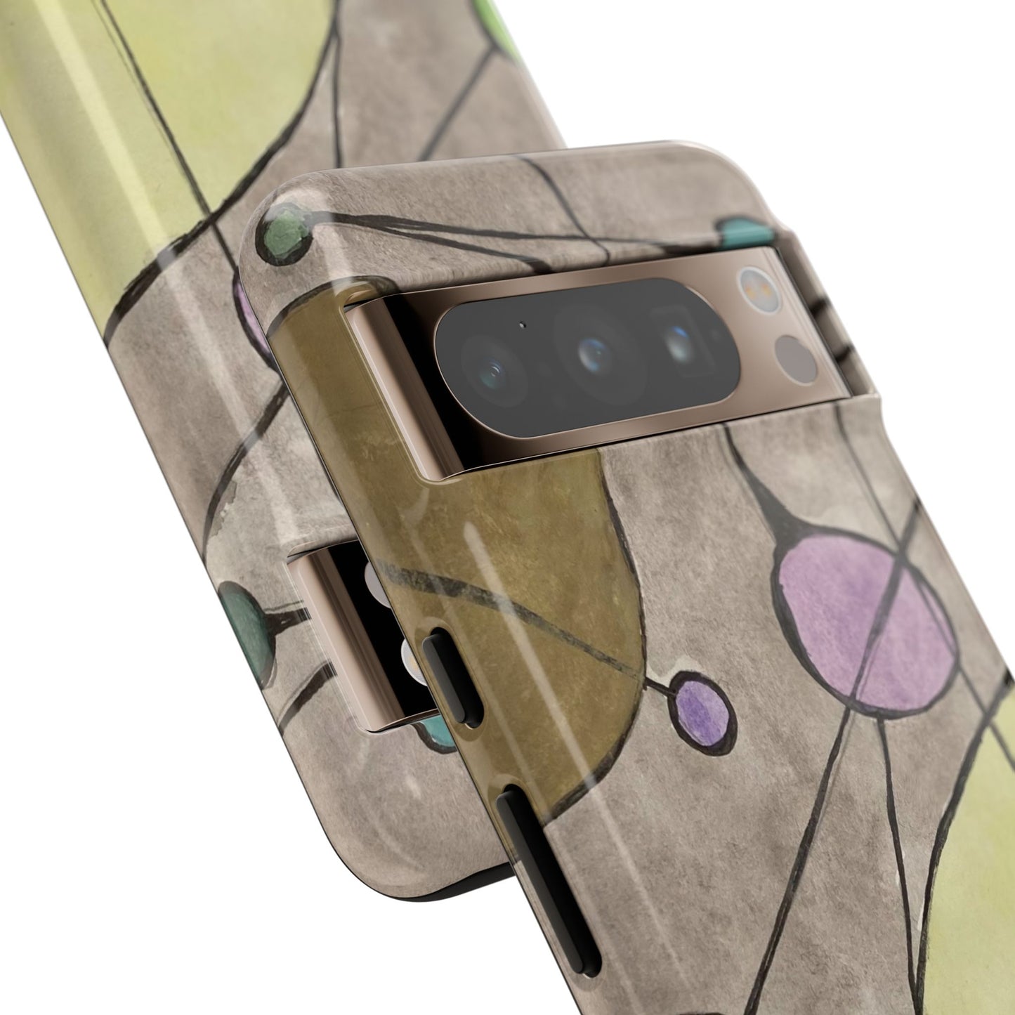 Abstract Constellation Phone Case - Vintage Pastel Orb Design