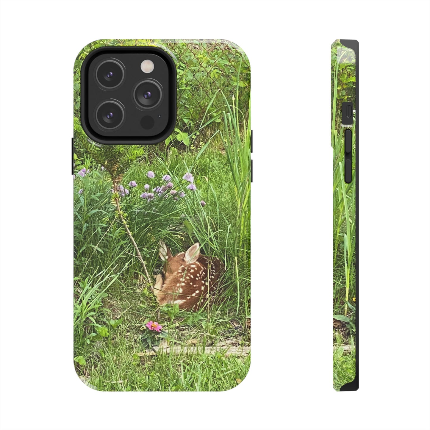 Fawn in Garden - Protective iPhone Case