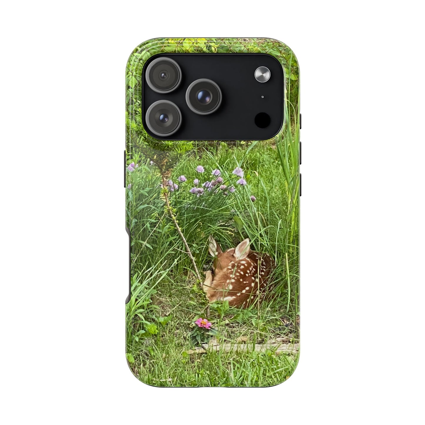 Fawn in Garden - Protective iPhone Case