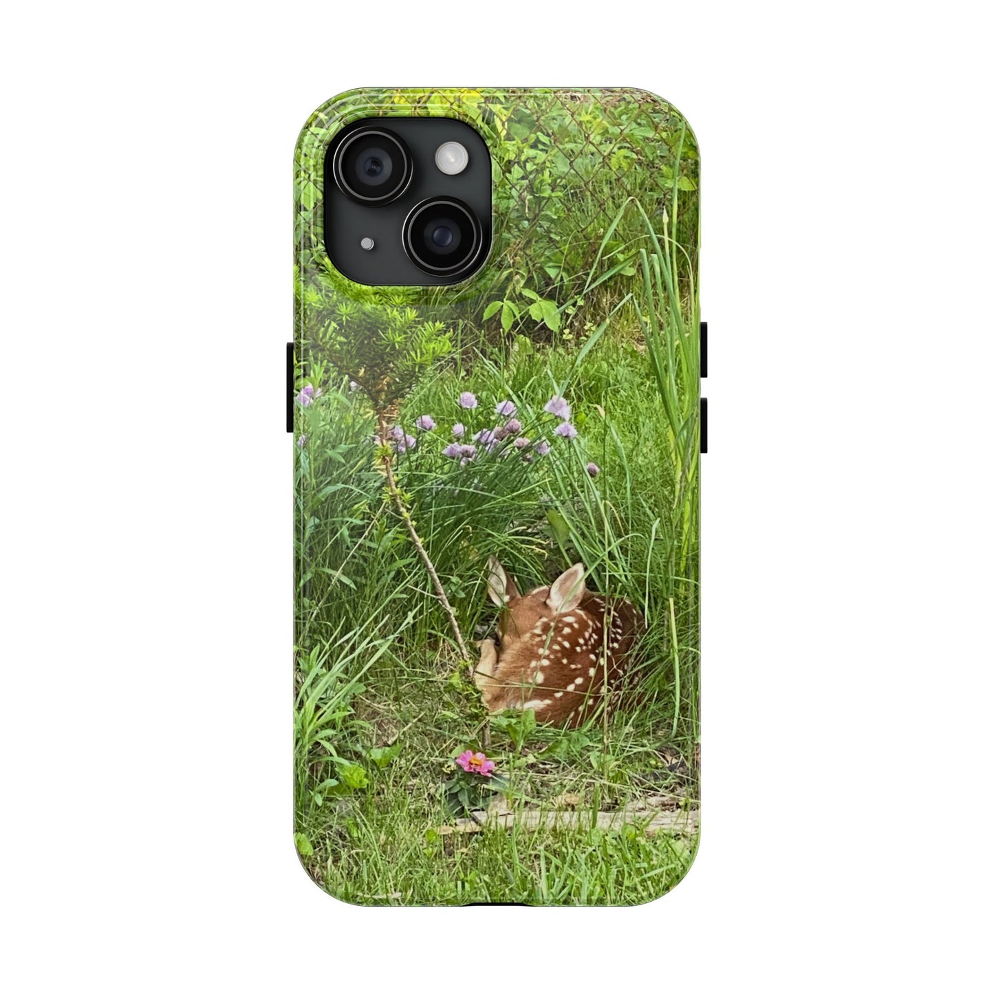 Fawn in Garden - Protective iPhone Case