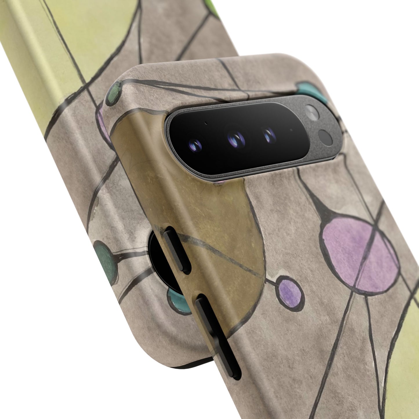 Abstract Constellation Phone Case - Vintage Pastel Orb Design