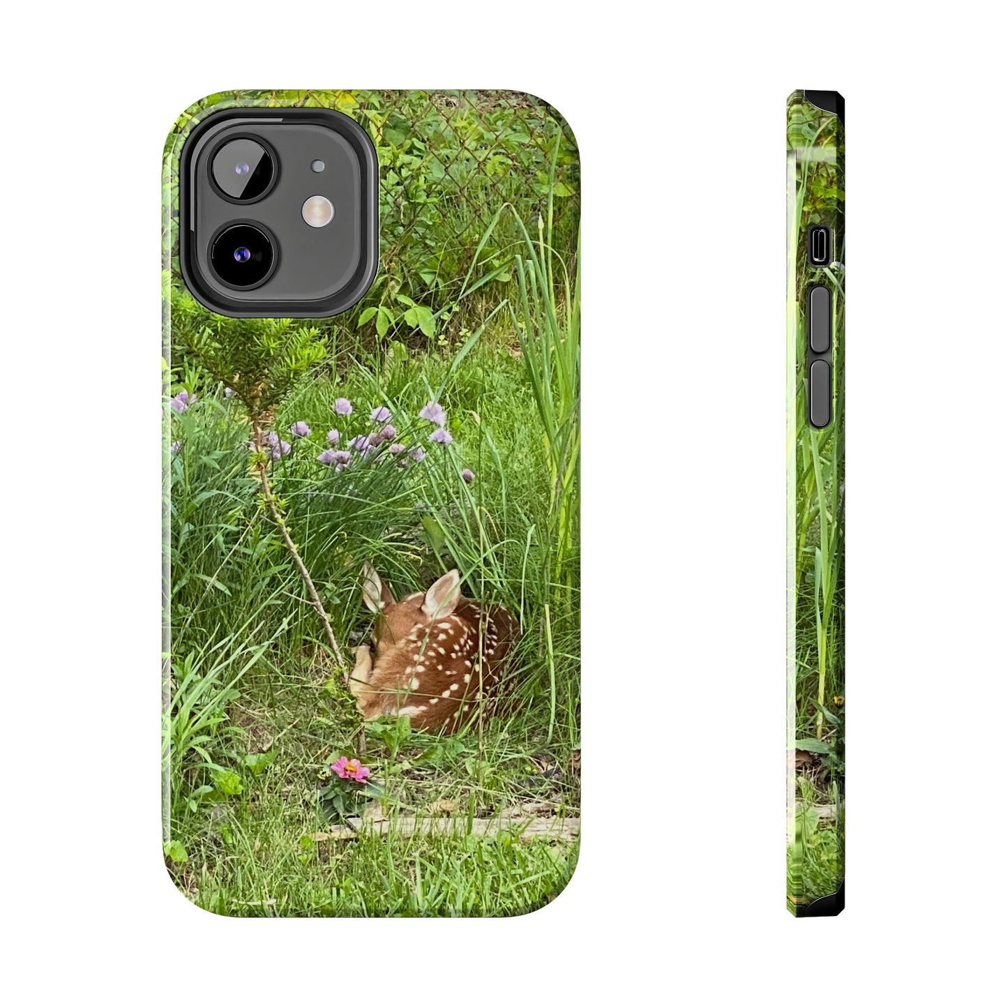 Fawn in Garden - Protective iPhone Case