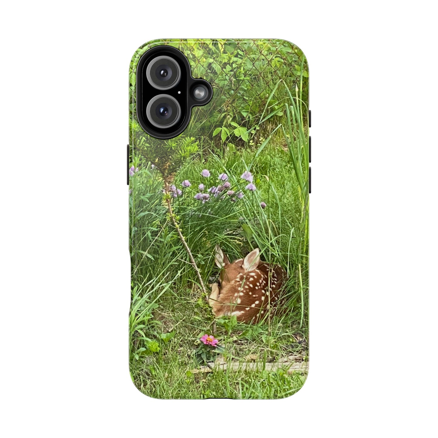 Fawn in Garden - Protective iPhone Case