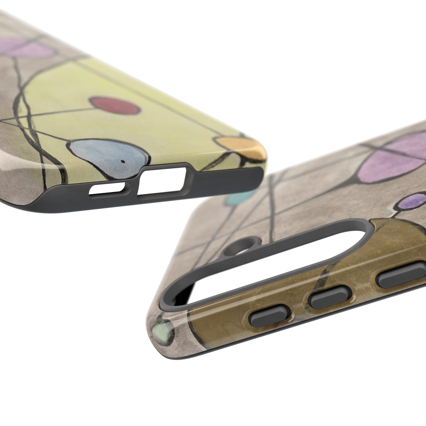 Abstract Constellation Phone Case - Vintage Pastel Orb Design