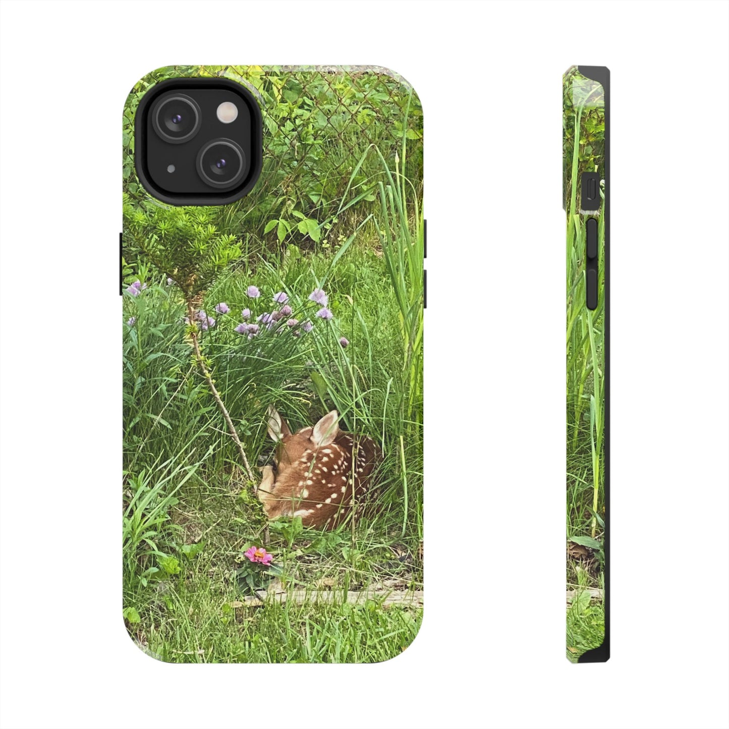 Fawn in Garden - Protective iPhone Case